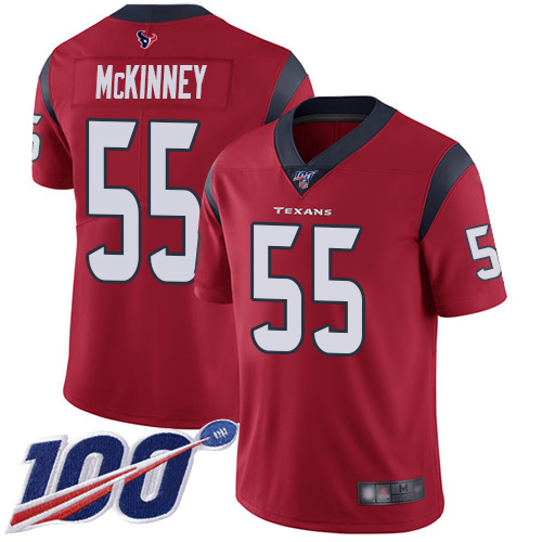 Houston Texans Limited Red Men Benardrick McKinney Alternate Jersey NFL Football #55 100th Season Vapor Untouchable->houston texans->NFL Jersey